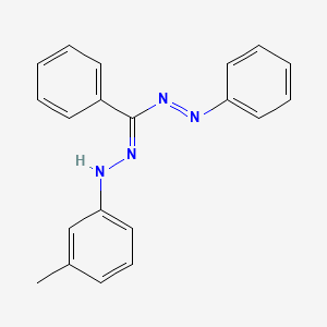 molecular formula C20H18N4 B12324517 3,5-Diphenyl-1-(m-tolyl)formazan 