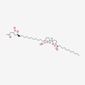 molecular formula C37H66O7 B1232458 Bullaticinone 