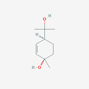 molecular formula C10H18O2 B12324614 rel-(1S,4S)-4-(2-Hydroxypropan-2-yl)-1-methylcyclohex-2-en-1-ol CAS No. 54164-90-8
