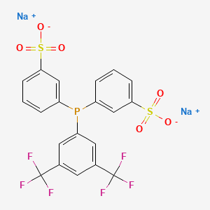 molecular formula C20H11F6Na2O6PS2 B12324777 Bis(3-sulfonatophenyl)(3,5-di-trifluoromethylphenyl)phosphine, disodium salt 