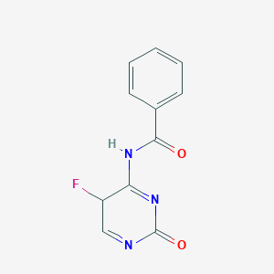 molecular formula C11H8FN3O2 B12324881 N-4-Benzoyl-5-fluorocytosine 