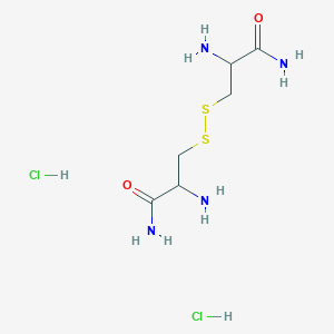 molecular formula C6H16Cl2N4O2S2 B12324945 L-Cystine bisamide DiHCl 
