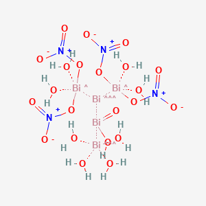 molecular formula Bi5H17N4O22 B12325030 Bismuth(III)subnitrate 