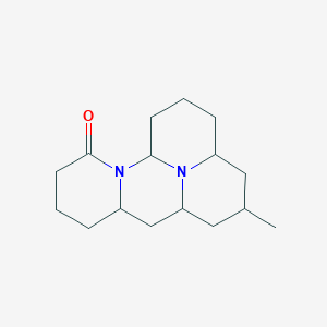 molecular formula C16H26N2O B12325074 11-Methyl-2,17-diazatetracyclo[7.7.1.02,7.013,17]heptadecan-3-one 