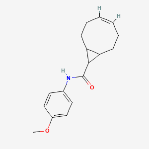 (4Z)-N-(4-methoxyphenyl)bicyclo[6.1.0]non-4-ene-9-carboxamide