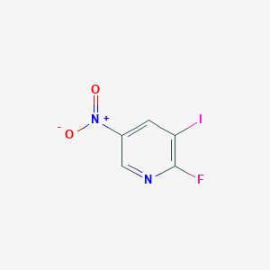molecular formula C5H2FIN2O2 B12325160 2-Fluoro-3-iodo-5-nitropyridine CAS No. 884495-33-4