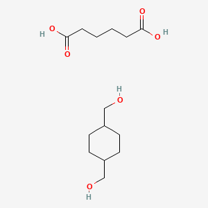 molecular formula C14H26O6 B12325168 Hexanedioic acid;[4-(hydroxymethyl)cyclohexyl]methanol 