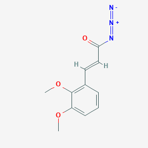molecular formula C11H11N3O3 B1232520 trans-2,3-Dimethoxycinnamoyl azide 