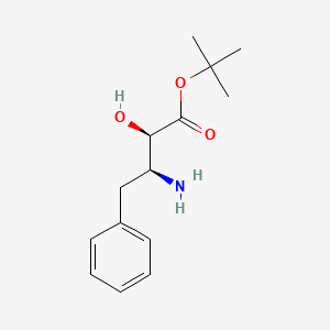 molecular formula C14H21NO3 B12325226 tert-butyl (2R,3S)-3-amino-2-hydroxy-4-phenylbutanoate 
