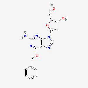 molecular formula C17H19N5O4 B12325266 6-o-Benzyl-2'-deoxyguanosine 