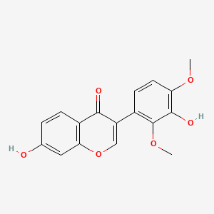 7-Hydroxy-3-(3-hydroxy-2,4-dimethoxyphenyl)-1-benzopyran-4-one