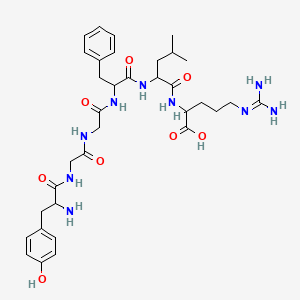 molecular formula C34H49N9O8 B12325297 Leu-enkephalin-arg 