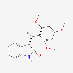 (3Z)-3-[(2,4,6-trimethoxyphenyl)methylidene]-1H-indol-2-one