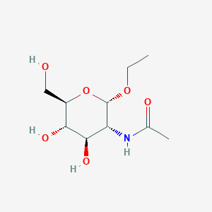 molecular formula C10H19NO6 B12325345 alpha-D-Glucopyranoside, ethyl 2-(acetylamino)-2-deoxy- 