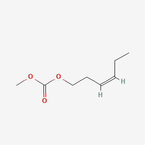 molecular formula C8H14O3 B1232535 (3Z)-Hex-3-en-1-yl methyl carbonate CAS No. 67633-96-9