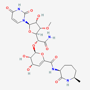 molecular formula C24H33N5O12 B1232538 A-500359A CAS No. 254449-20-2