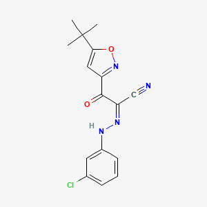 molecular formula C16H15ClN4O2 B1232539 ESI-09 