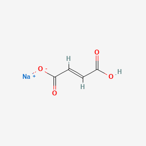 molecular formula C4H4NaO4 B1232543 Sodium hydrogen fumarate CAS No. 5873-57-4