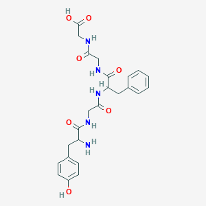 molecular formula C24H29N5O7 B12325506 H-DL-Tyr-Gly-DL-Phe-Gly-Gly-OH 