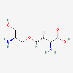 molecular formula C7H14N2O4 B1232551 Rhizobitoxine CAS No. 37658-95-0