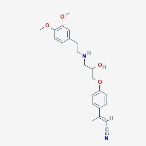 molecular formula C23H28N2O4 B1232552 Pacrinolol CAS No. 65655-59-6