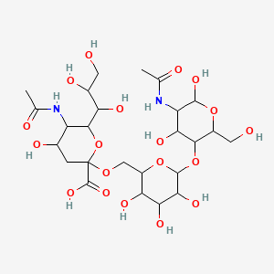 molecular formula C25H42N2O19 B12325590 6-Sialyl-N-acetyllactosamine* 