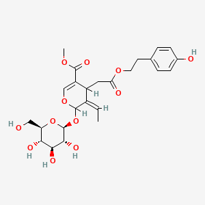 methyl (5Z)-5-ethylidene-4-[2-[2-(4-hydroxyphenyl)ethoxy]-2-oxoethyl]-6-[(2S,3R,4S,5S,6R)-3,4,5-trihydroxy-6-(hydroxymethyl)oxan-2-yl]oxy-4H-pyran-3-carboxylate
