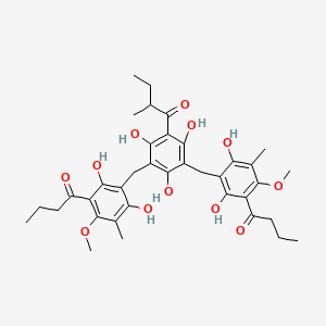 molecular formula C37H46O12 B1232584 Agrimol B 