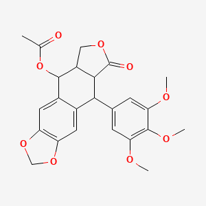 molecular formula C24H24O9 B12325881 Acetylepipodophyllotoxin 