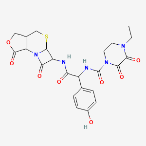 molecular formula C23H23N5O8S B12325891 Cefoperazone sodium impurity A 