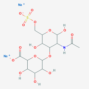 molecular formula C14H21NNa2O15S B12325922 Chondroitin disaccharide DI-6S sodium 