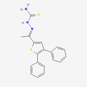 [1-(4,5-Diphenyl-2-thienyl)ethylideneamino]thiourea