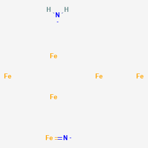 molecular formula Fe6H2N2-2 B12325988 azanide;azanidylideneiron;iron 