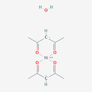 molecular formula C10H16NiO5 B12325995 Nickel(II) acetylacetonate xhydrate 