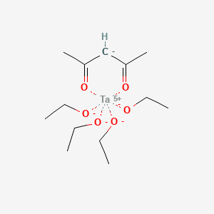 molecular formula C13H27O6Ta B12326022 Tantalum(V) tetraethoxide 2,4-pentanedionate 