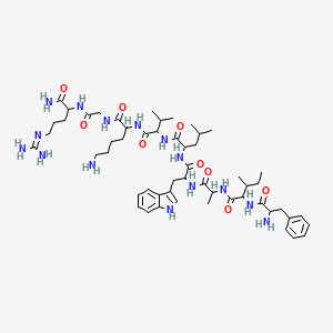 molecular formula C54H85N15O9 B12326045 GLP-1 (28-36)amide 