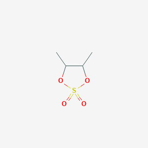 molecular formula C4H8O4S B123261 4,5-Dimethyl-1,3,2-dioxathiolane 2,2-dioxide CAS No. 4440-89-5