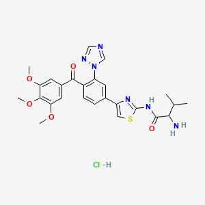 molecular formula C26H29ClN6O5S B12326123 CKD-516 HCl salt 