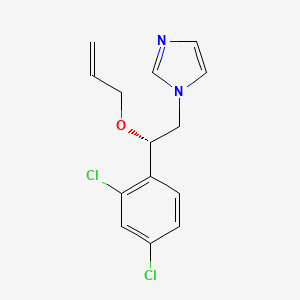 molecular formula C14H14Cl2N2O B1232613 (S)-Enilconazole CAS No. 166734-82-3