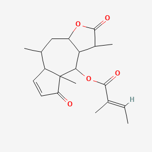 molecular formula C20H26O5 B1232617 6-O-angeloylplenolin 