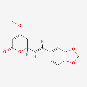 molecular formula C15H14O5 B1232618 Kava Kava 