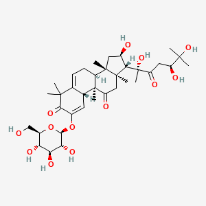 molecular formula C36H54O13 B1232623 cucurbitacin K 2-O-beta-D-glucopyranoside 