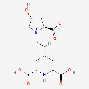 molecular formula C14H16N2O7 B1232624 Portulacaxanthin I CAS No. 11042-69-6