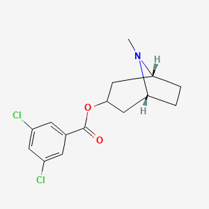 molecular formula C15H17Cl2NO2 B1232626 MDL 72222 