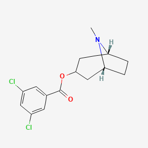 [(1R,5R)-8-methyl-8-azabicyclo[3.2.1]octan-3-yl] 3,5-dichlorobenzoate