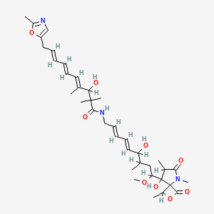 molecular formula C37H53N3O9 B1232634 Curromycin B CAS No. 97412-77-6