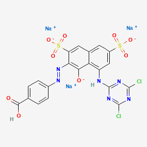 molecular formula C20H9Cl2N6Na3O9S2 B12326343 Reactive Brilliant Red X-8b 