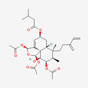 molecular formula C31H44O10 B1232644 Caseamembrins O 