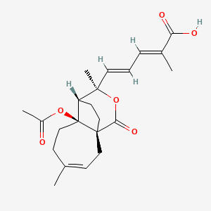 molecular formula C22H28O6 B1232649 Pseudolaric Acid A CAS No. 82508-32-5