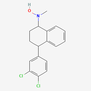 molecular formula C17H17Cl2NO B12326528 N-Hydroxysertraline 